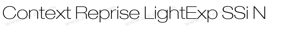 Context Reprise LightExp SSi Normal字体转换